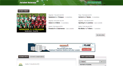 Desktop Screenshot of futebolveterano.com.br