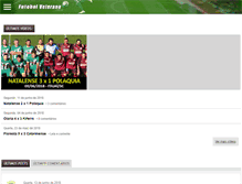 Tablet Screenshot of futebolveterano.com.br